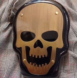 Skull Metal Crossbody Bag